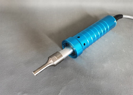 เครื่องเชื่อมอัลตร้า 28Khz เครื่องเชื่อมจุดไฟกำลังสูง 1200w สำหรับสายรัดหูหน้ากากอัตโนมัติ