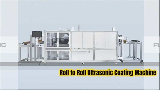 เครื่องเคลือบอัลตราโซนิกแบบ Roll to Roll การพ่นที่แม่นยำ